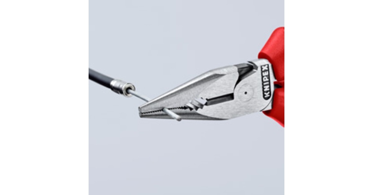 KNIPEXSpitsbek Combinatietang VDE 0826145  (Rood/geel, Geïsoleerd tot 1000 V)