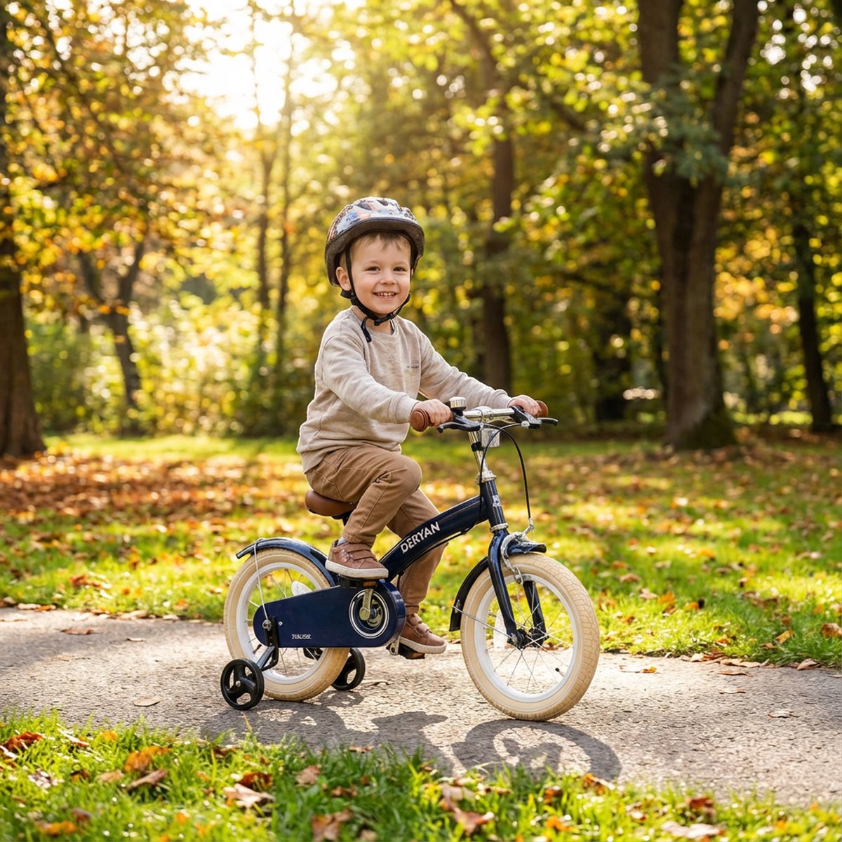 Deryan Luxe 3-in-1 Blue kinderfiets - 14 inch