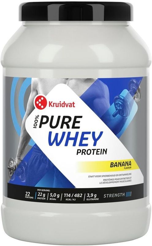 Kruidvat - 100% Pure Whey - Eiwitpoeder - Banana