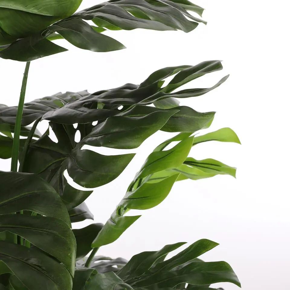 Mica Decorations Monstera Kunstplant - H100 x Ø70 cm - Groen