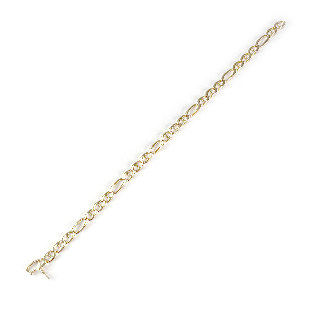 Bracelet d'occasion or 750 jaune maille marine alternée 21.50 cm