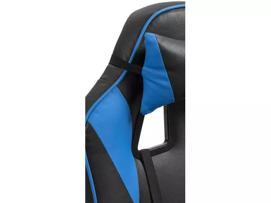 Chaise de bureau - Plastique & Plastique - Noir / Bleu - Orkney
