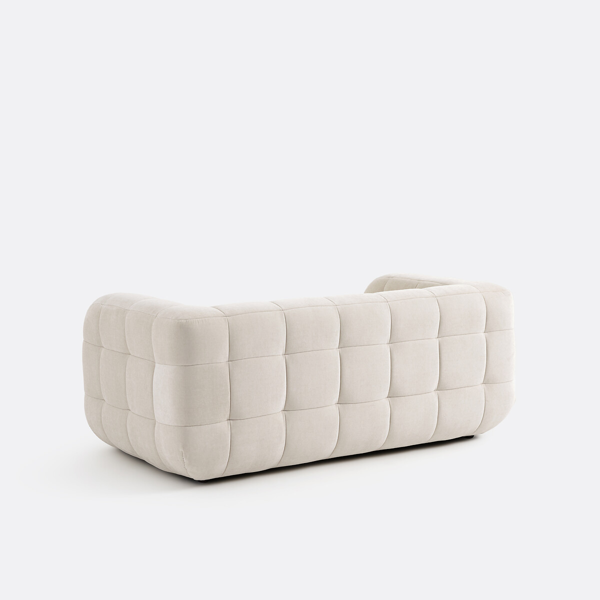 LA REDOUTE INTERIEURS<br>Sofá de 2 lugares, veludo, Pieta