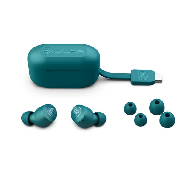 JLab Go Air Pop true wireless in-ear høretelefoner (blågrøn)