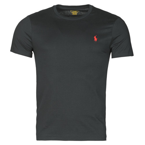 Polo Ralph Lauren - T-SHIRT AJUSTE COL ROND EN COTON LOGO PONY PLAYER Negro