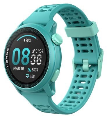 Montre GPS Coros Pace 3 Retro Bracelet Silicone Vert Émeraude