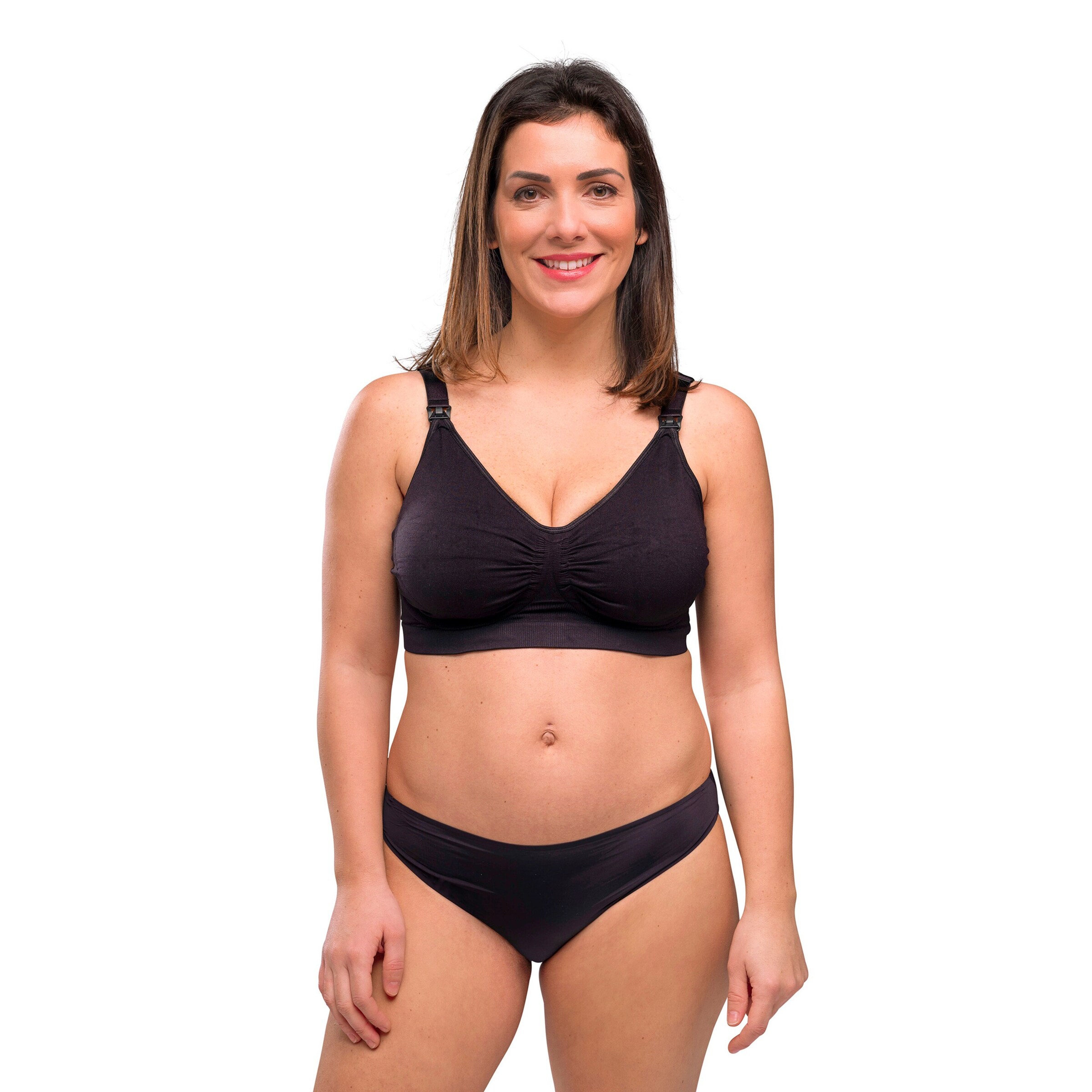 Carriwell Umstands- und Still-BH mit Gel-Bügel Seamless black