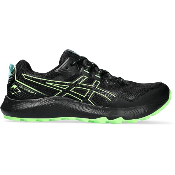 Chaussure trail ASICS GEL-SONOMA 7 BLACK/ILLUMINATE GREEN