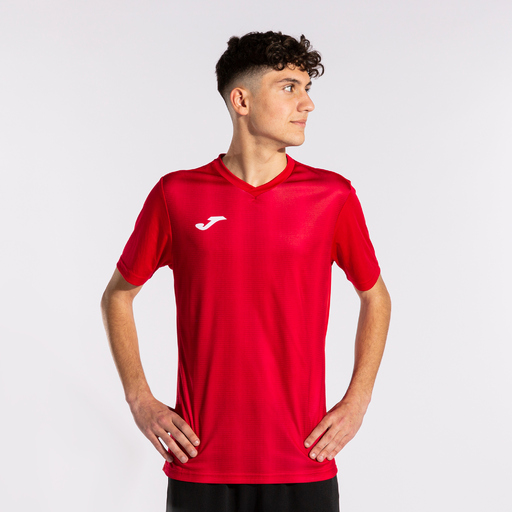 Camiseta Joma Inter II de manga curta vermelha