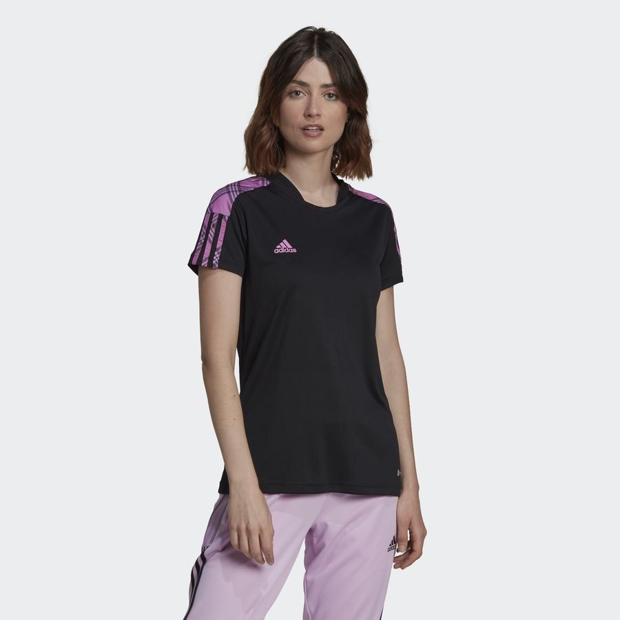 adidas T-shirt d'Entraînement Tiro - Noir/Rose Femme