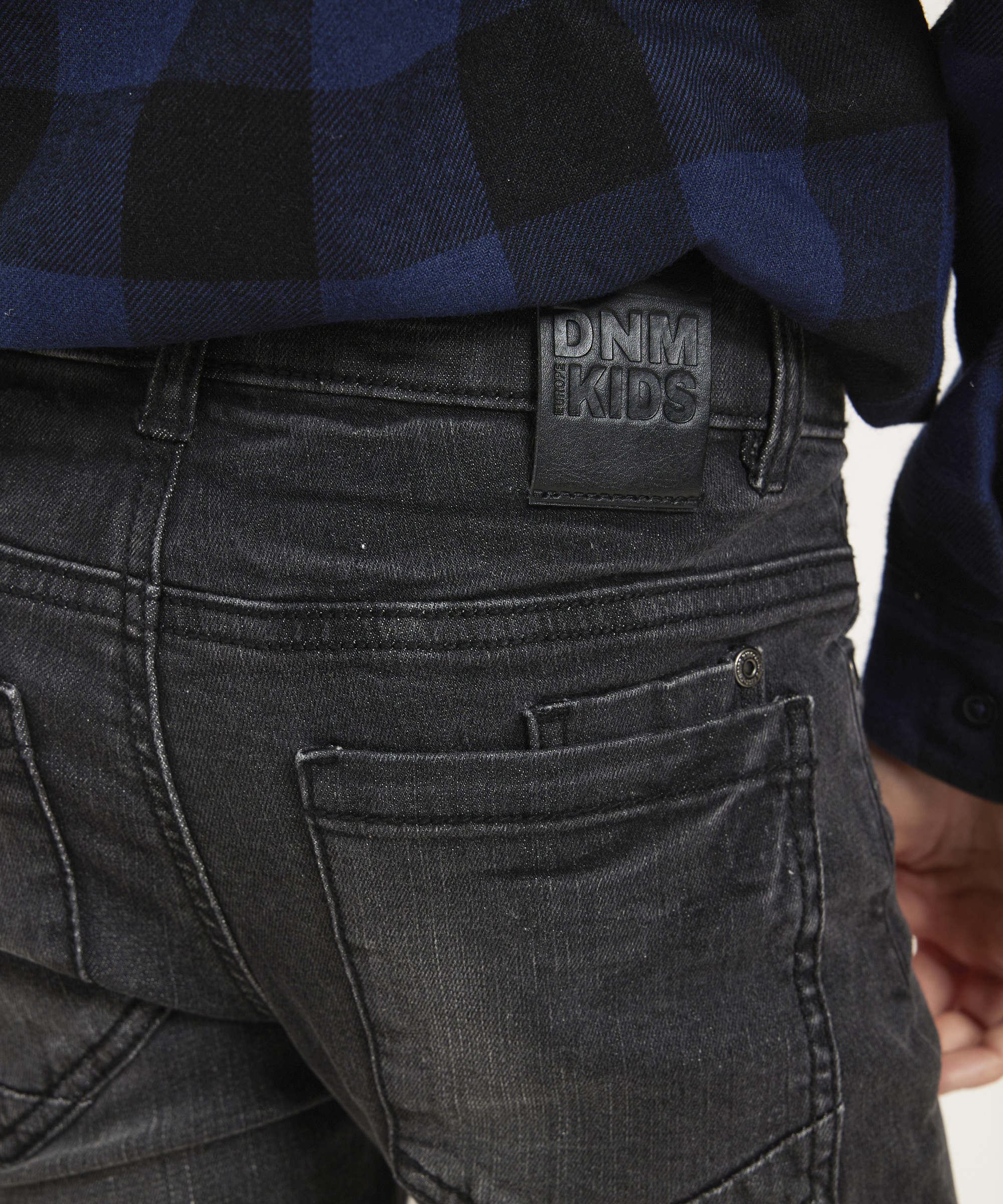 skinny fit stretch jeans - zwart
