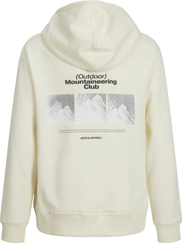 Jack&jones - Jcoalpha Mountain Print Sweat Hood Jnr - Jongens - Sweaters