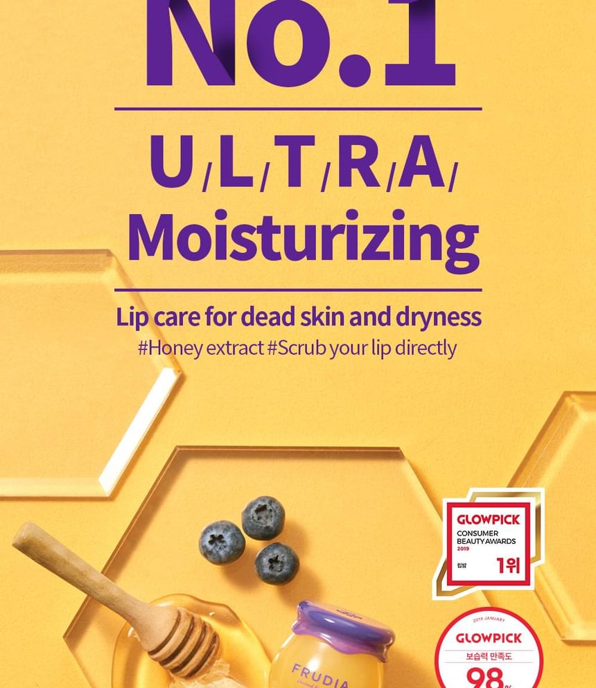 FRUDIA - Hydraterende lippenbalsem met bosbessen en honing