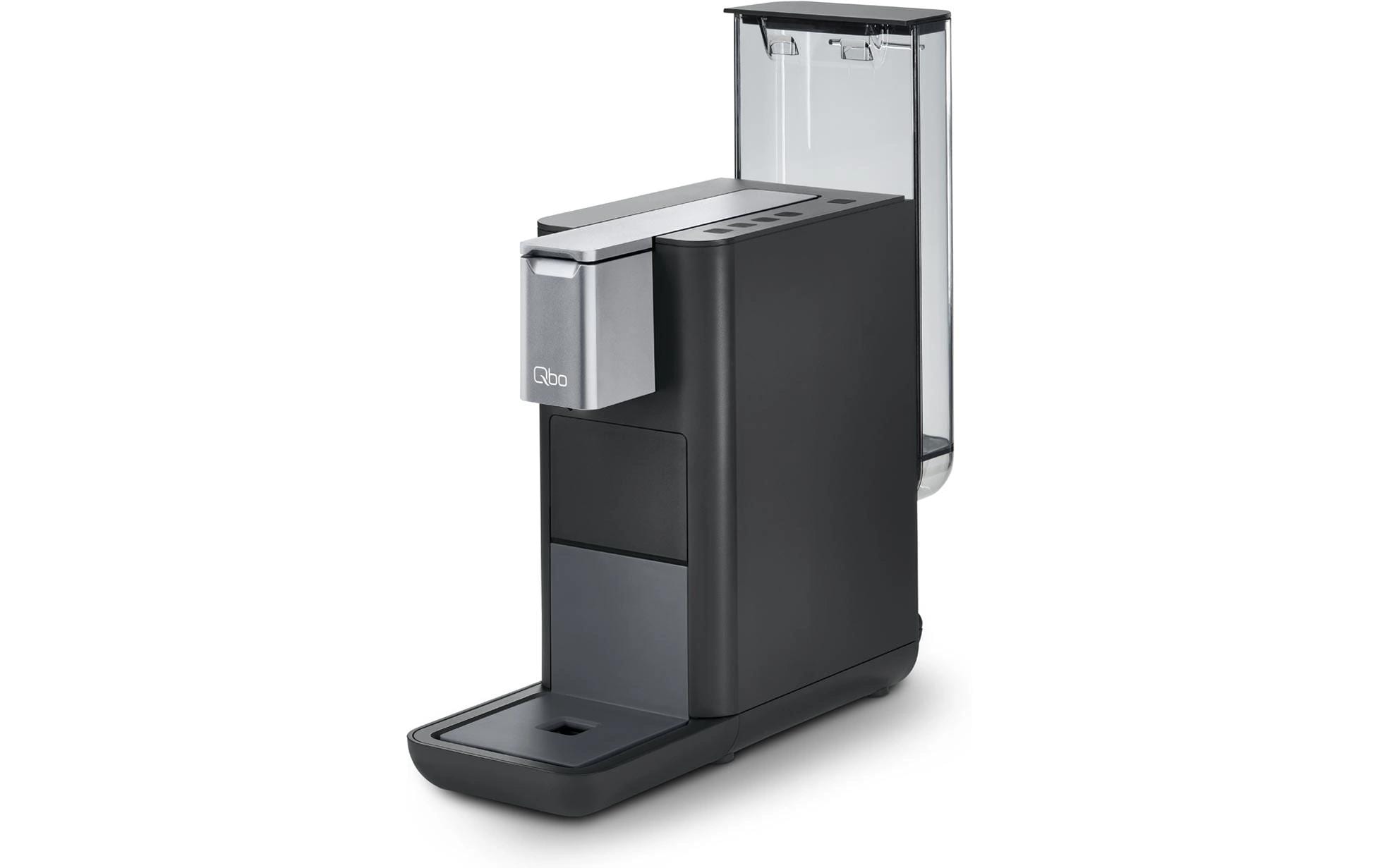 Portionskaffeemaschine Qbo Essential Dark Stone<br>Kapselmaschine mit patentierter PressBrew-Technologie