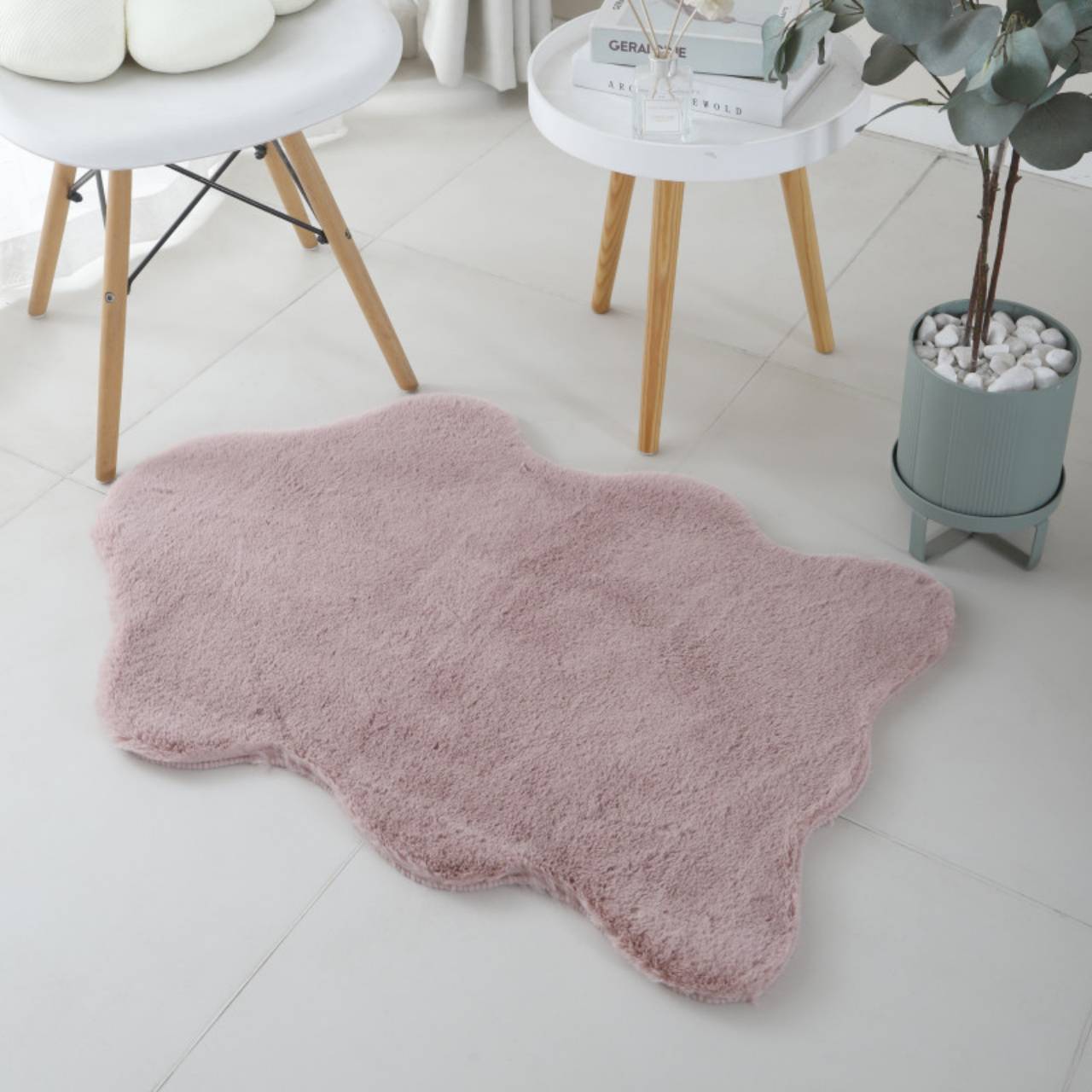 Teppich, Super Weich, Kunstfell, Flauschig, Waschbarer Kinderzimmer, Babyzimmer