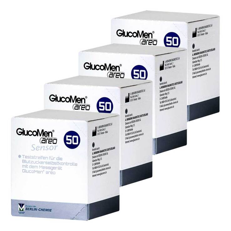 GlucoMen areo Sensor Teststreifen , 4x50 St