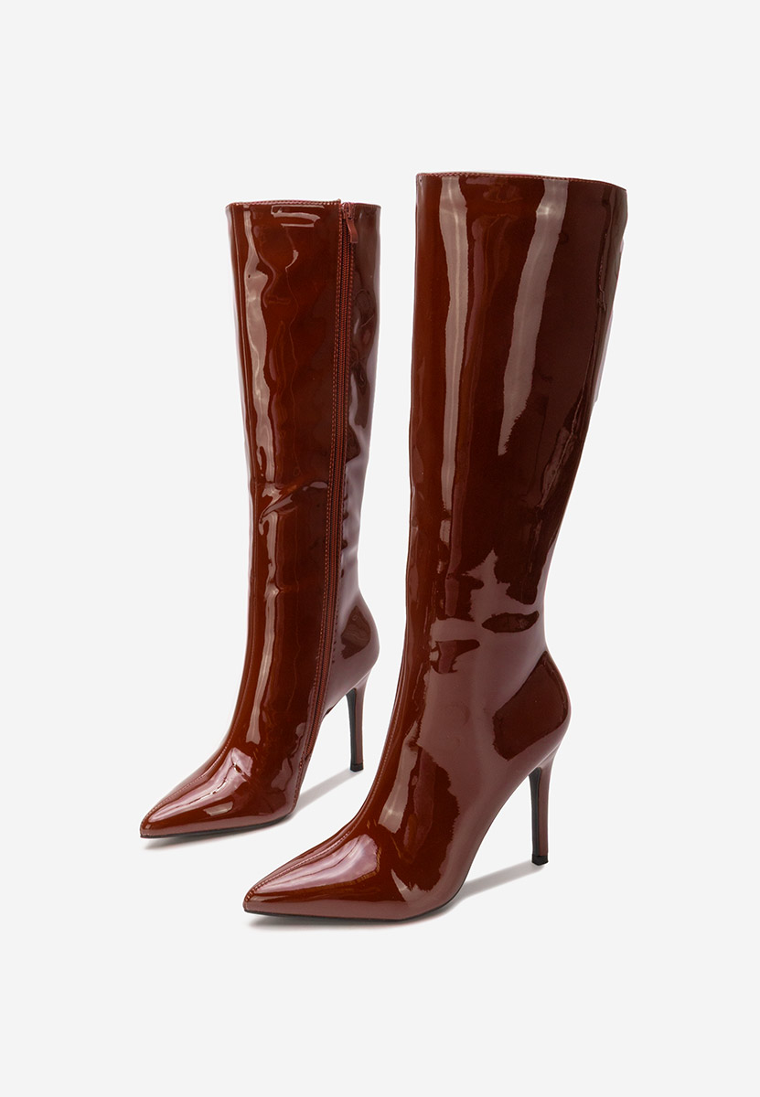Bottes talons aiguilles bordeaux Kiva