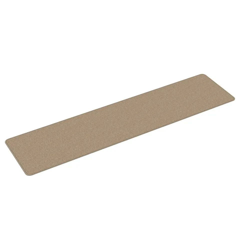 vidaXL - Tapijtloper - Bruin - Stof - 50 x 200 cm