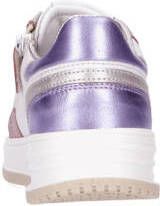 Hip leren sneakers brons wit Meisjes Leer 38 | Sneaker van