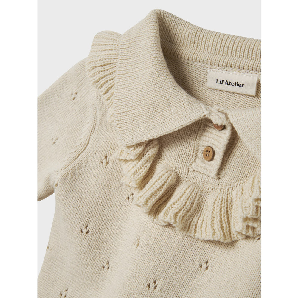 Køb Lil'Atelier Turtledove Nbfnakita Ls Loose Strik Lil