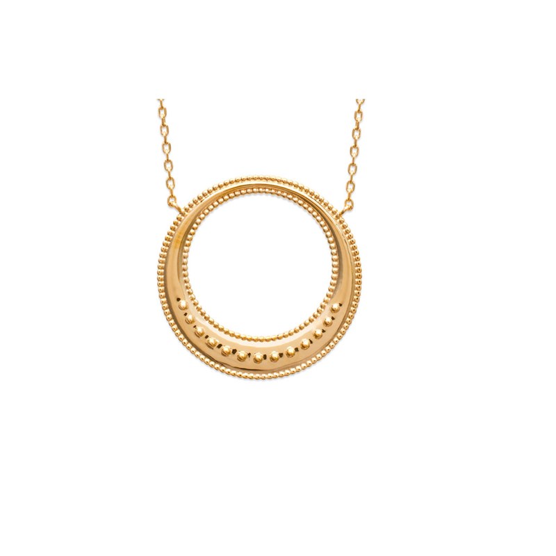 Collier fantaisie en plaqué or jaune ou argent VICTORIA - Bijoux Privés Discovery