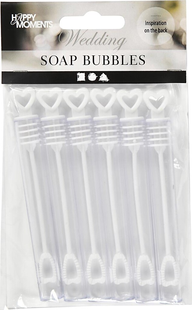 Sæbebobler Til Bryllup - 4,5 ML - 6 Stk