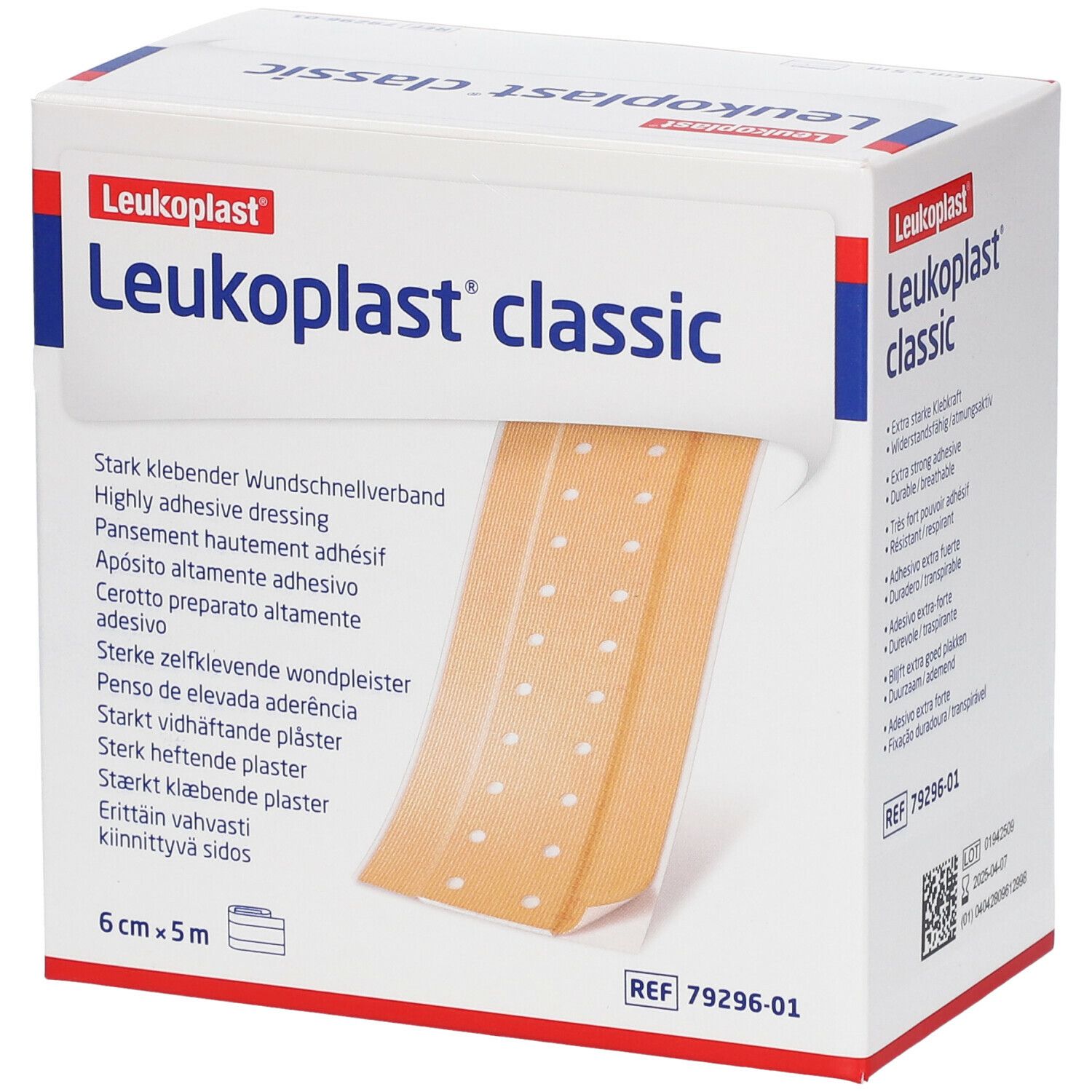 Leukoplast® Classic Pflaster 6 cm x 5 m Rolle