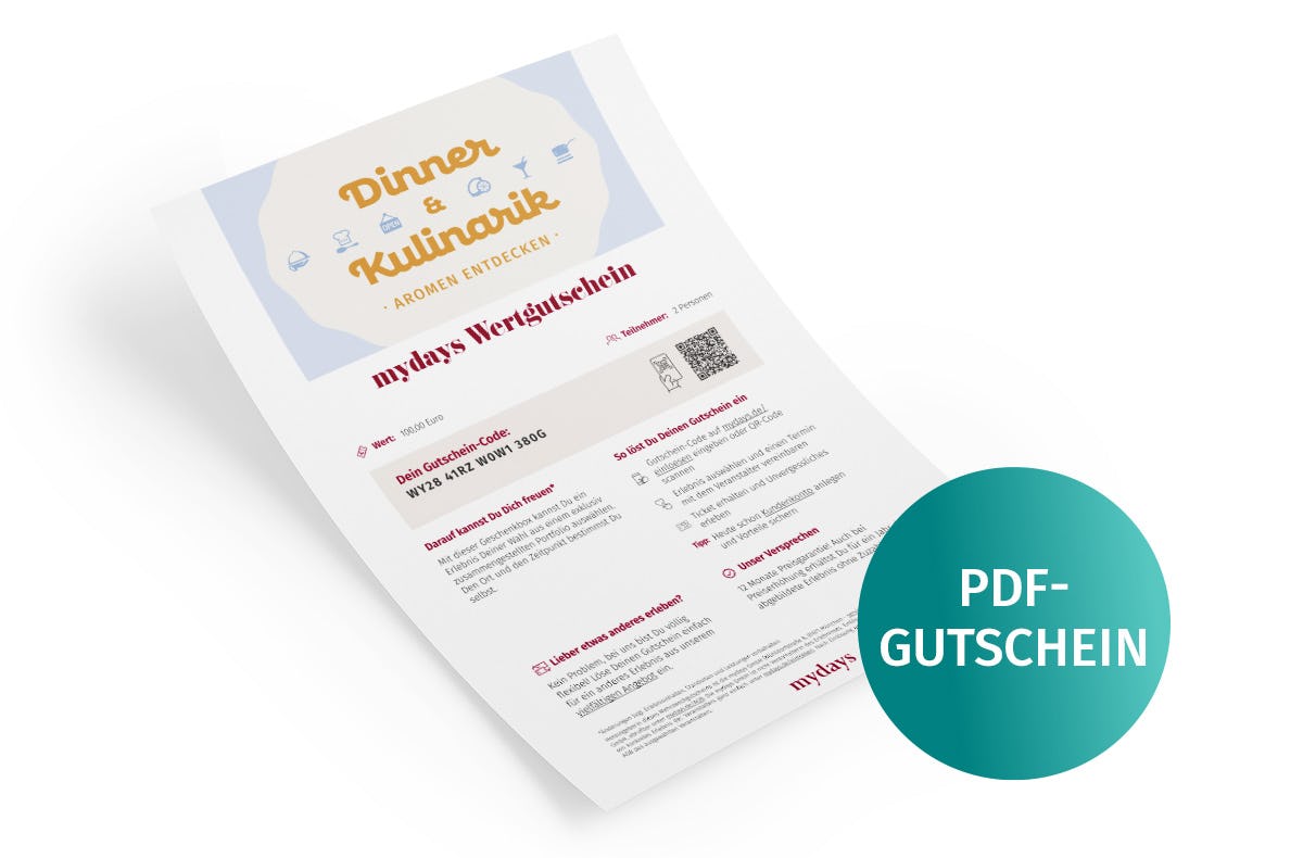 Flexibles Geschenk Dinner & Kulinarisches