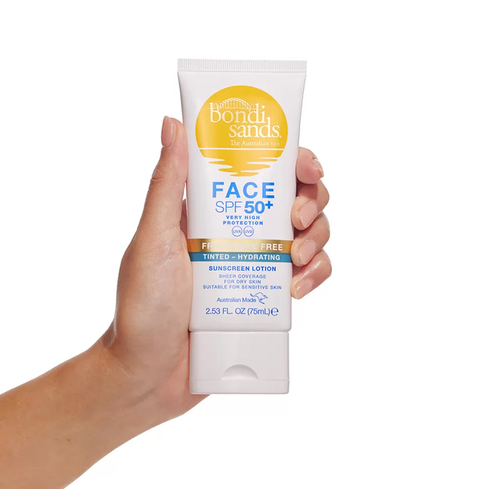 Bondi Sands SPF 50  Fragrance Free Tinted Face Lotion - 75 ml.