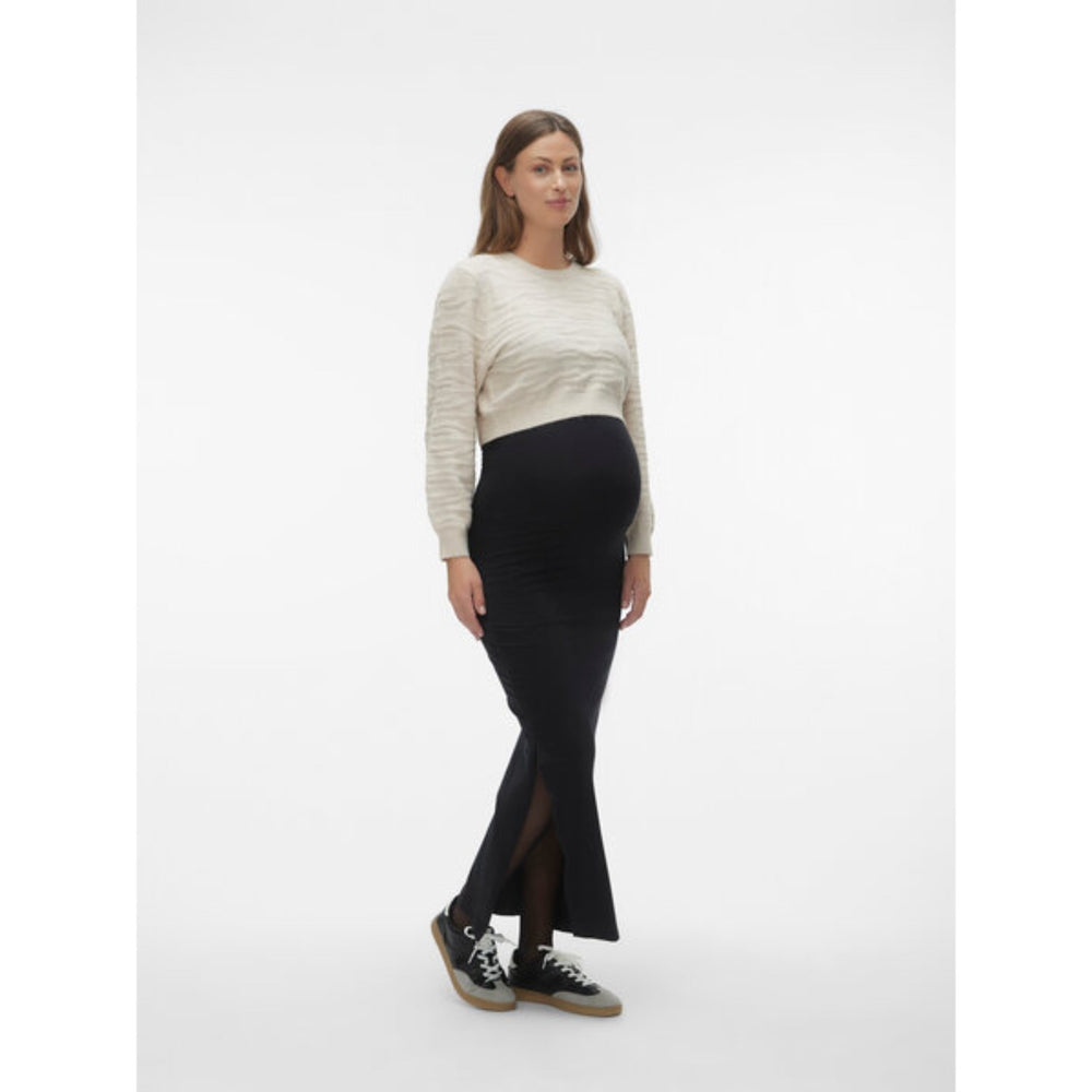 Køb Mama;licious Black Emma Tube Maxi Nederdel Noos