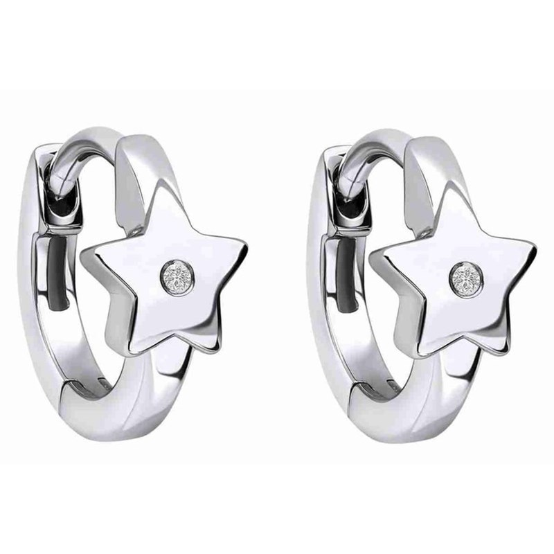 Boucle d'oreille étoile en argent 925