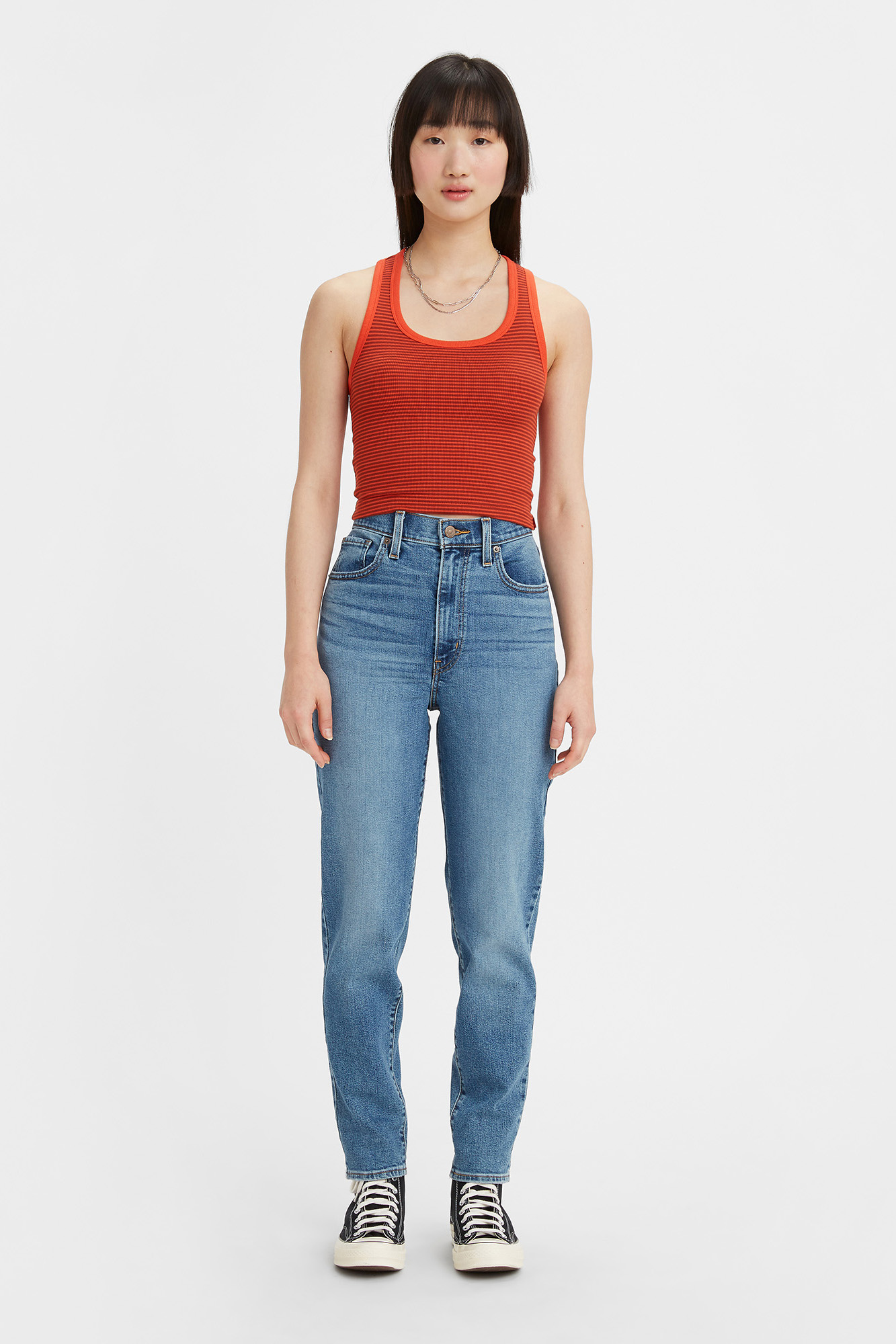 Calça jeans Mom de cintura alta™