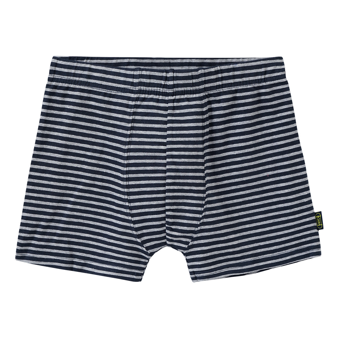 Yigga 3 Jungen Boxer im Ringel-Look dunkelblau / hellblau / hellgrau