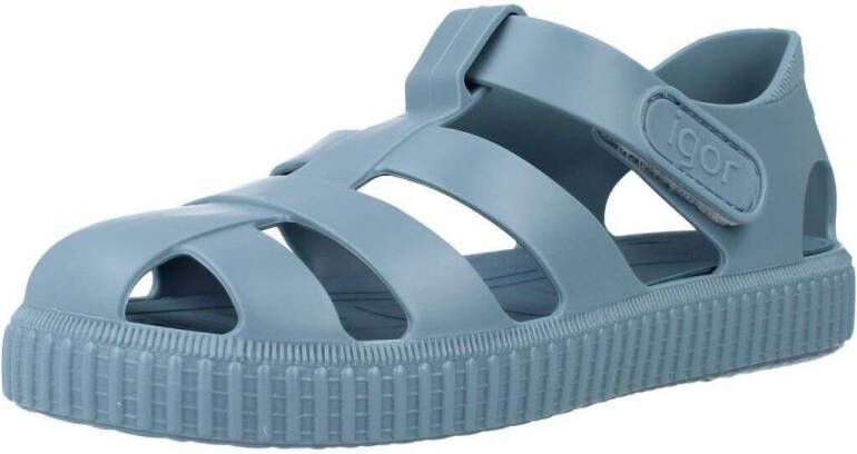 Igor waterschoenen blauw Rubber Effen 22