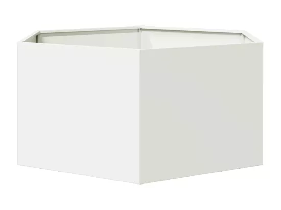 Jardinière bac lit surélevé blanche 104 x 90 x 45 cm 02_0038631