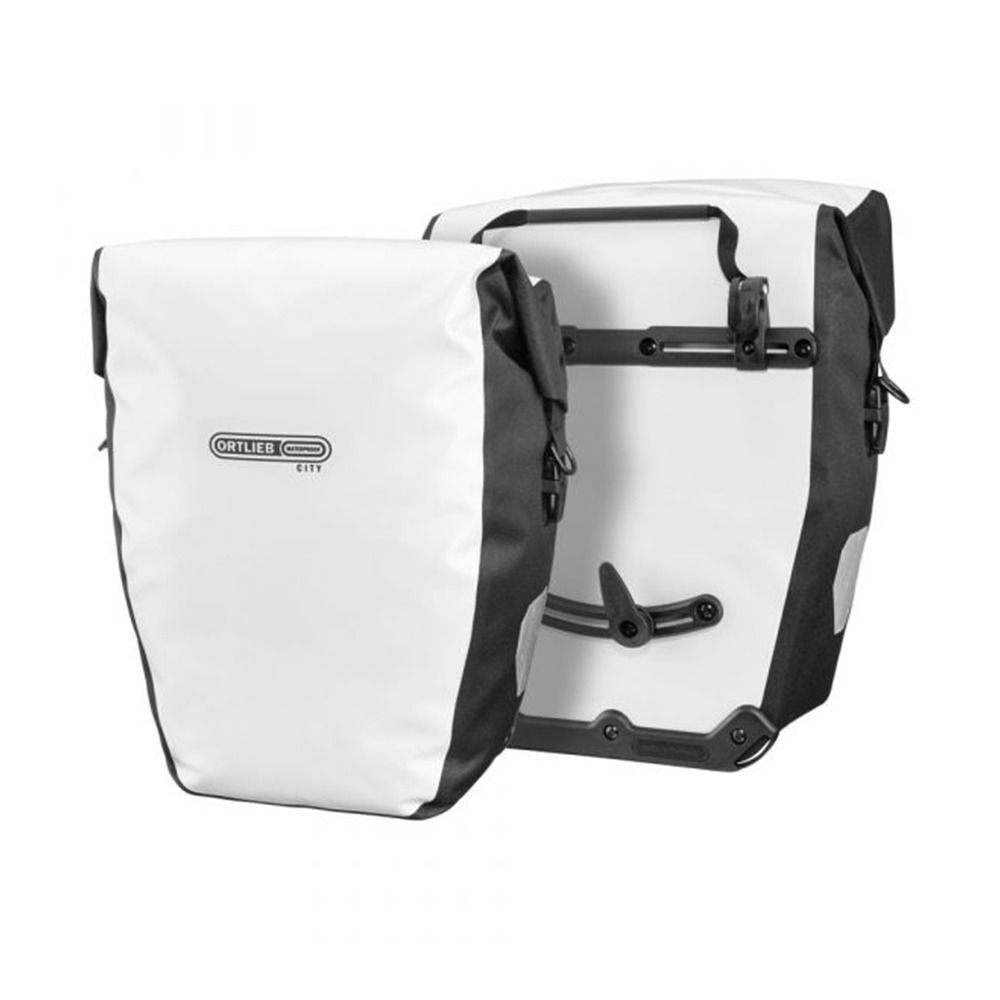 Ortlieb BACK ROLLER CITY 2X20L - Sacoches cavalières white/black