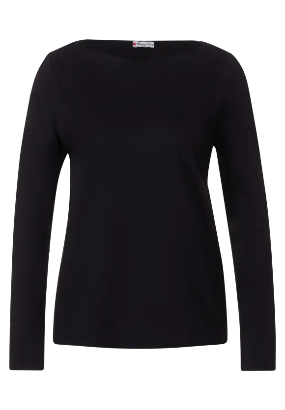 Softes Langarmshirt - Black