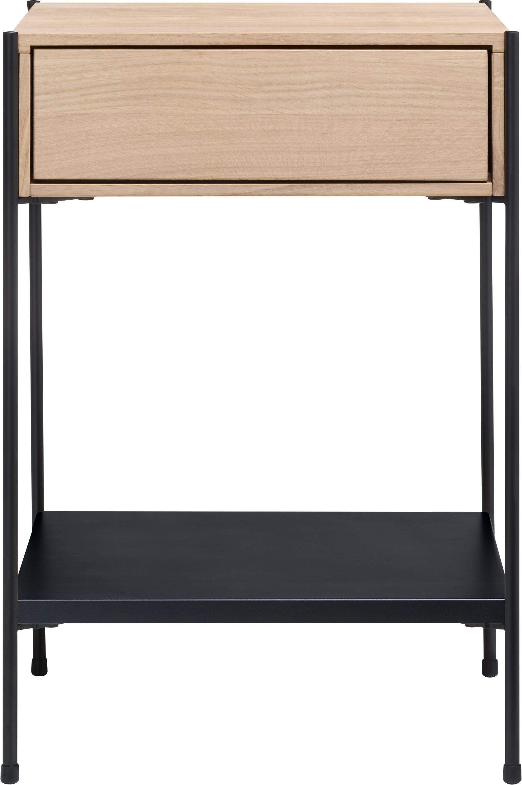 MALA Nachttisch - Eiche weiss / B: 40.0 cm x T: 40.0 cm x H: 59.0 cm