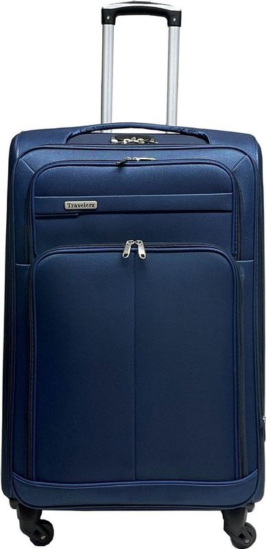 Dubai Abudabi Grote Koffer - 76 cm - 95/103 liter - Expandable - Blauw