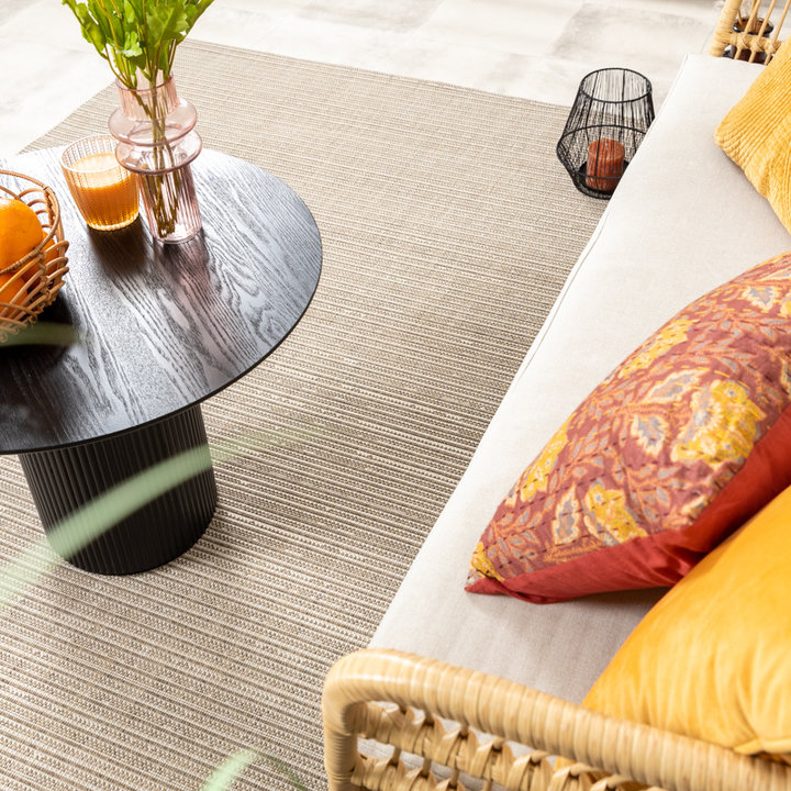 Jute buitenkleed - Nomad Melange Creme | Bohemian