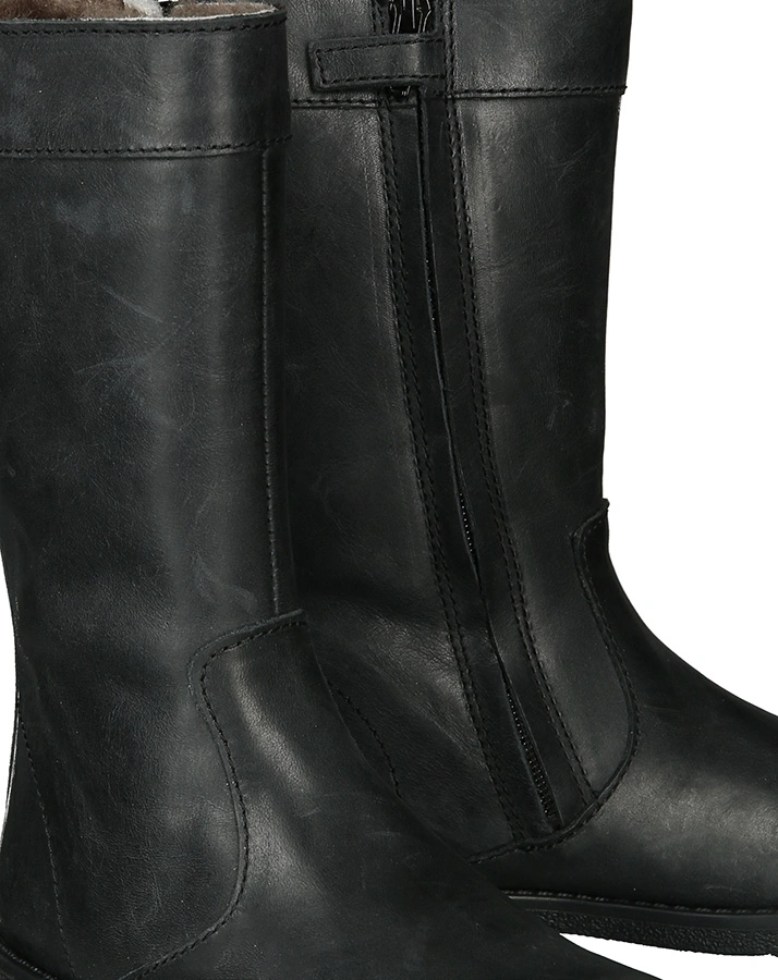 Winterstiefel BEATE LAMB gefüttert in schwarz