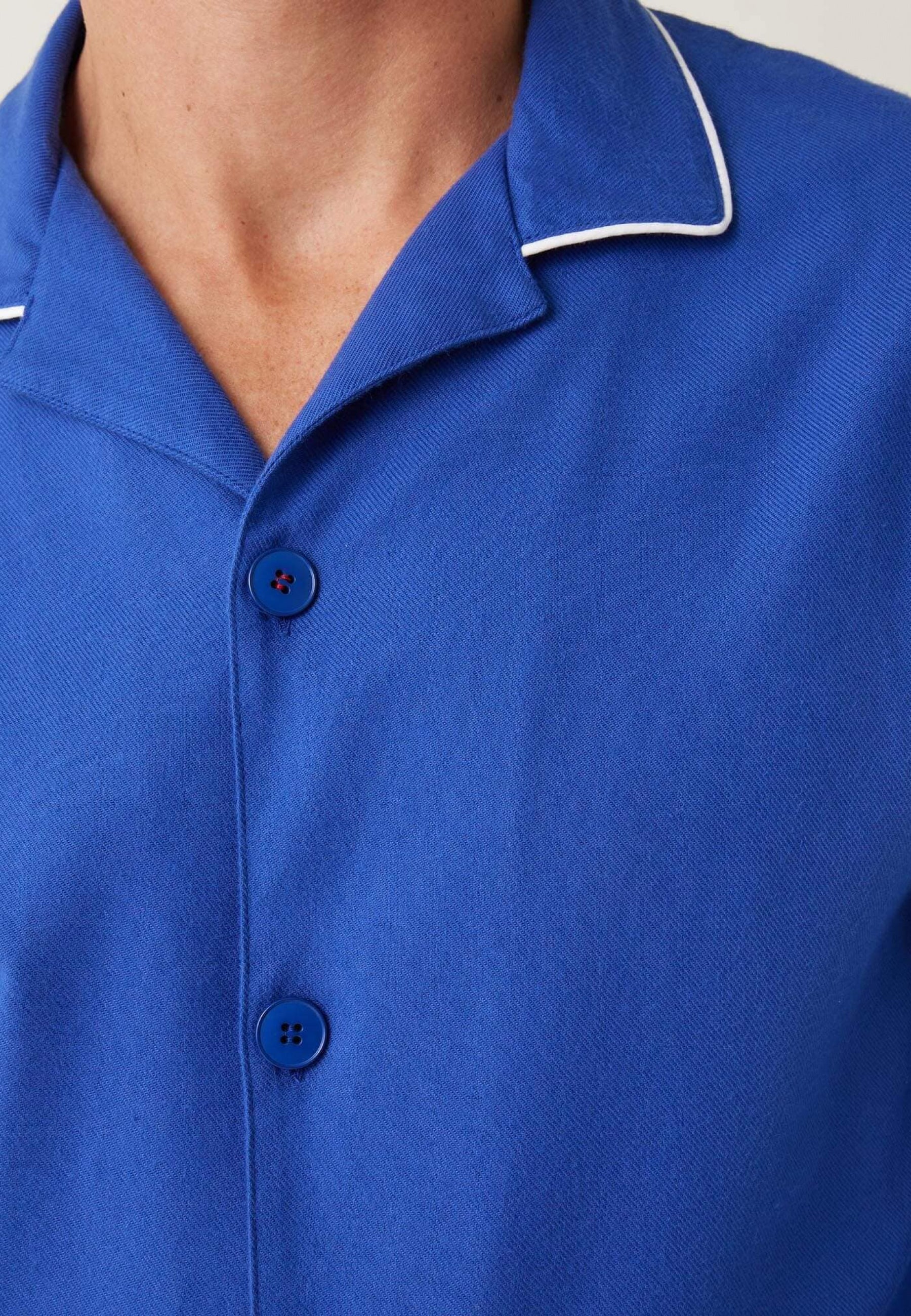 Chemise en coton-Jim Bleu Garage