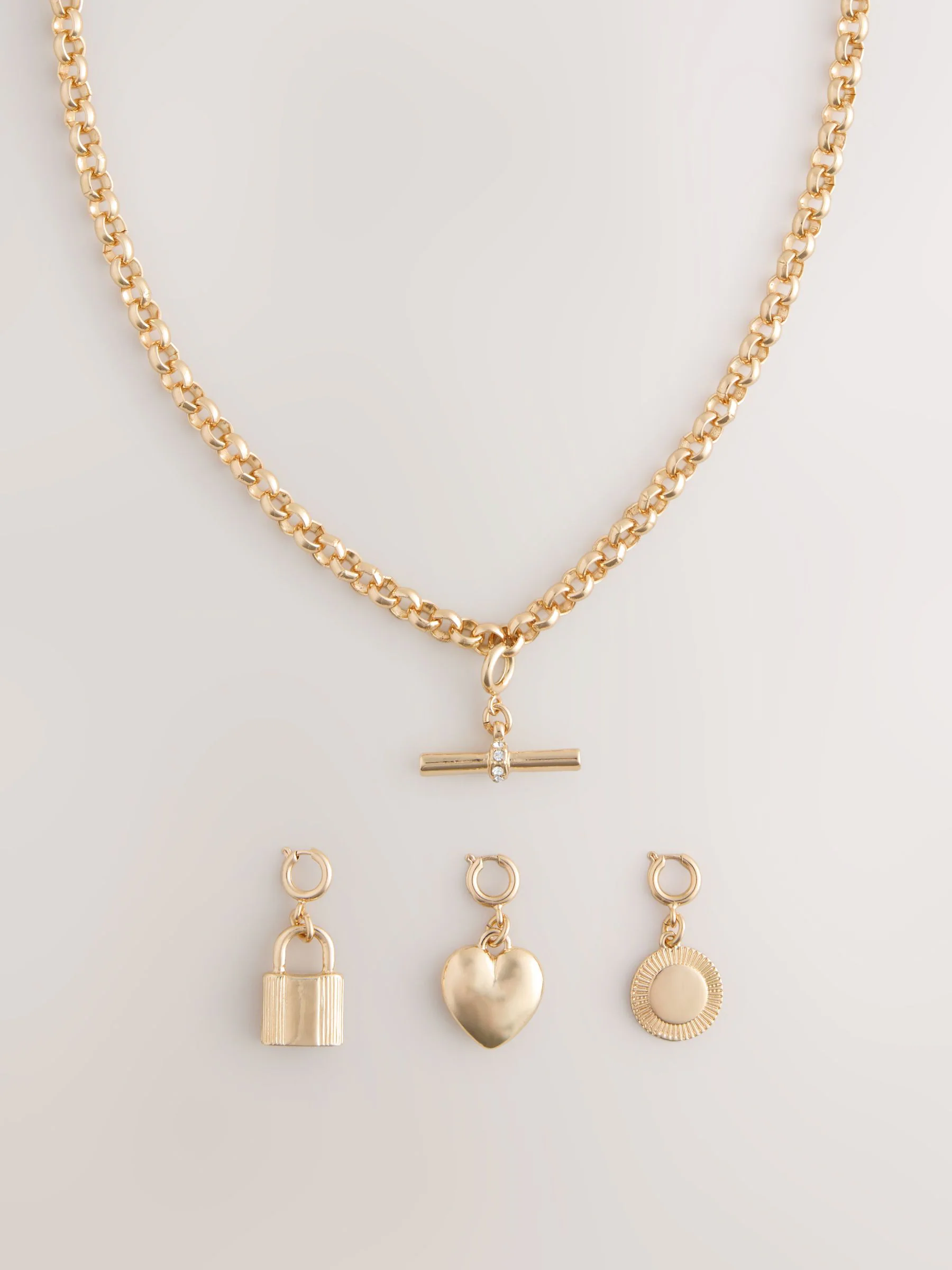 Goudkleurig - Interchangeable Pendant Necklace