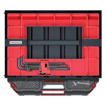 Kirstenberg Ladebox met 3x organizer 390x284x60 mm