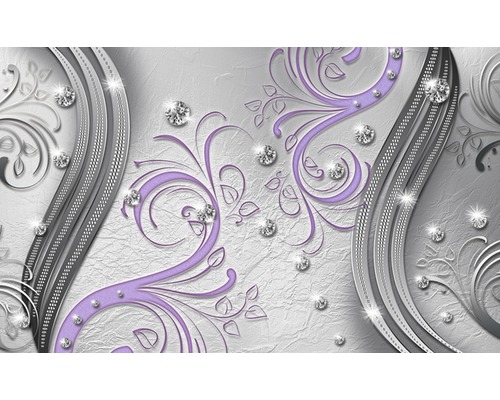 Vliesbehang 2043 VEXXL Diamond Violet 3-delige set 312 x 219 cm