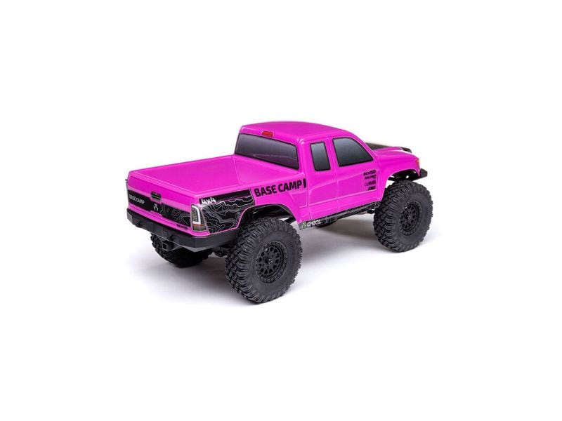 Axial Rock Crawler SCX24 Base Camp 4WD, Pink RTR 1:24 Rock Crawler Brushed RTR mit Akku & Ladegerät