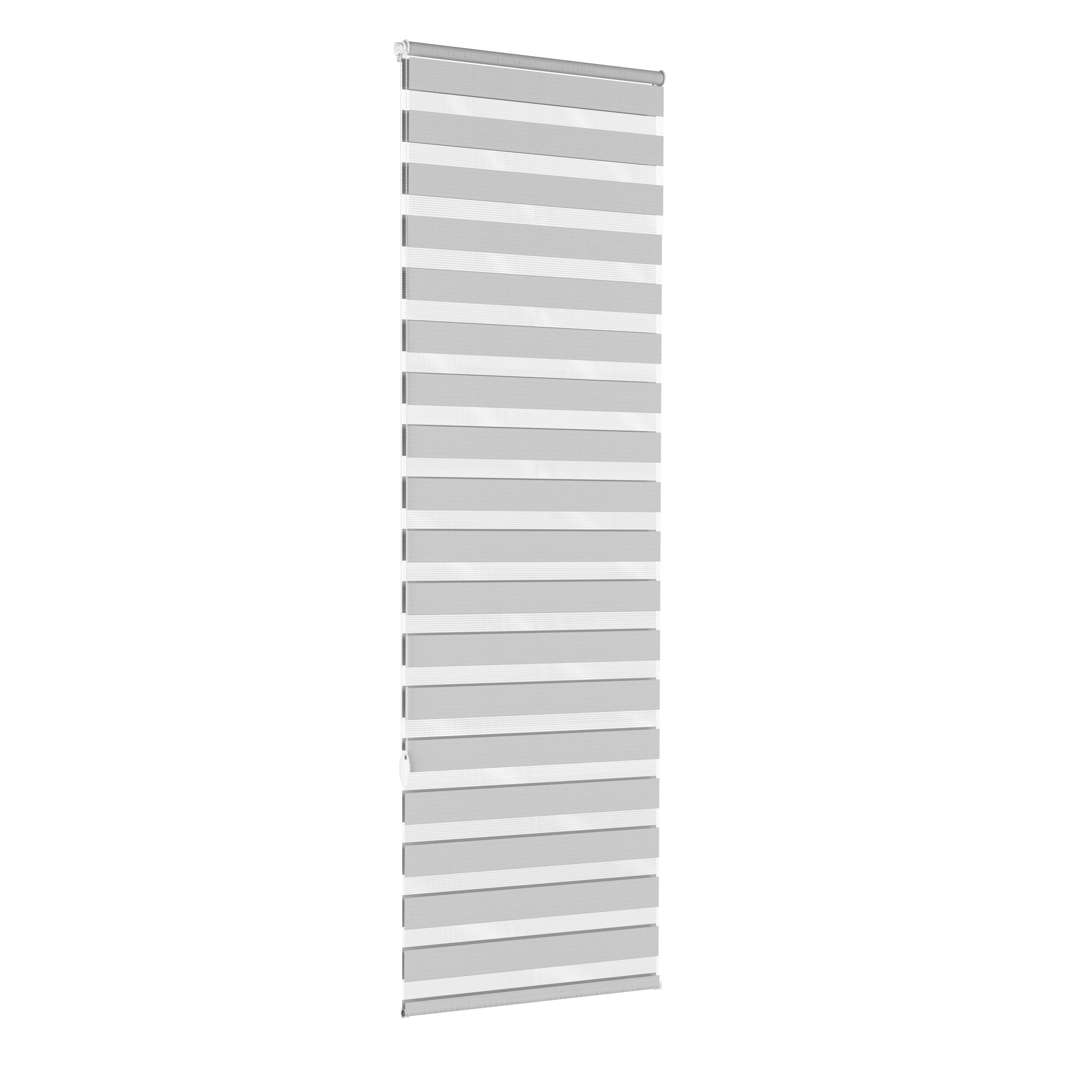 Doppelrollo grau 70 x 220 cm