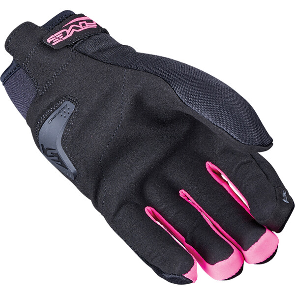 Five - Gants femme Globe Evo Woman Noir / Rose fluo