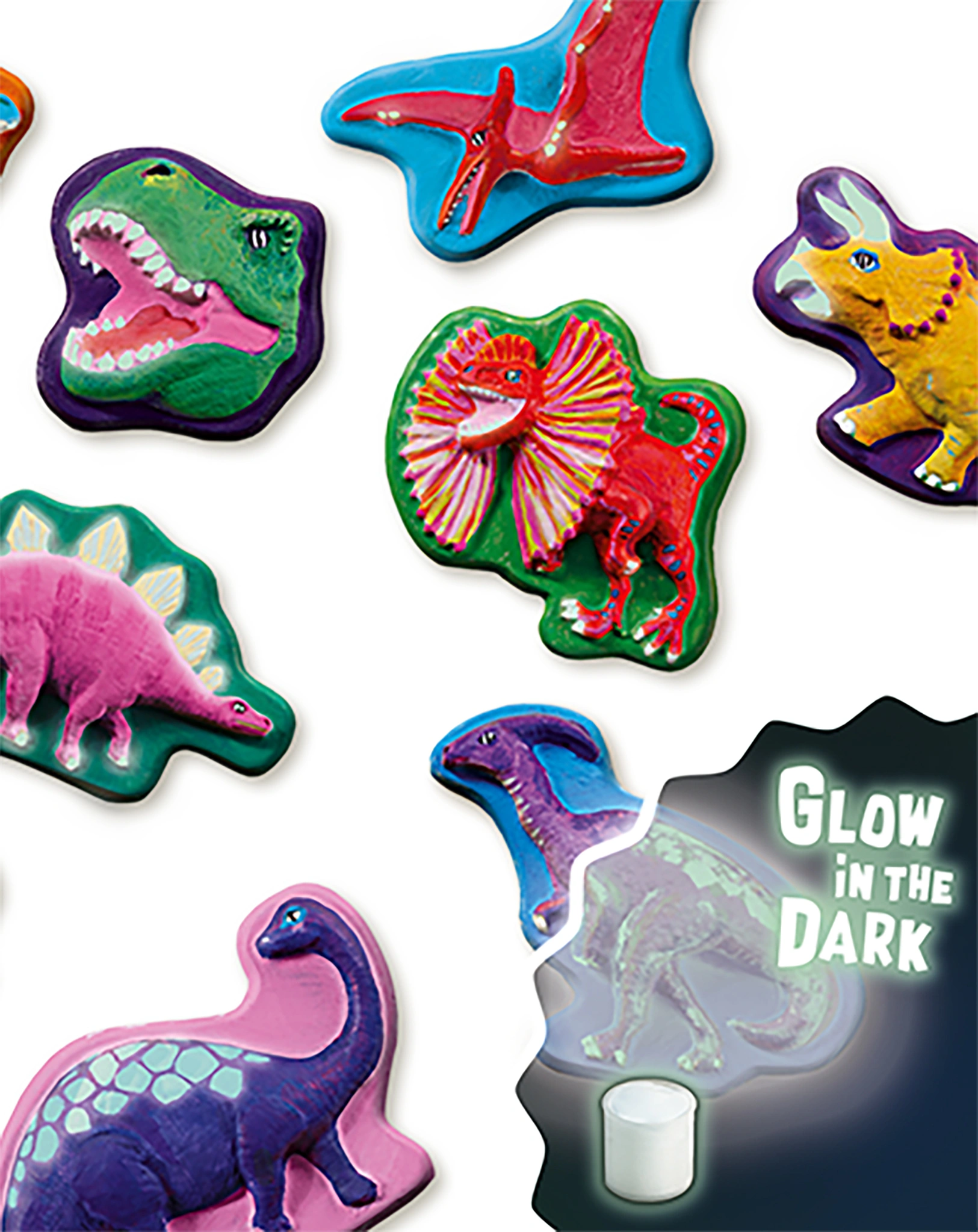 Gips-Kreativset GIESSEN UND ANMALEN - DINO-FANTASIE