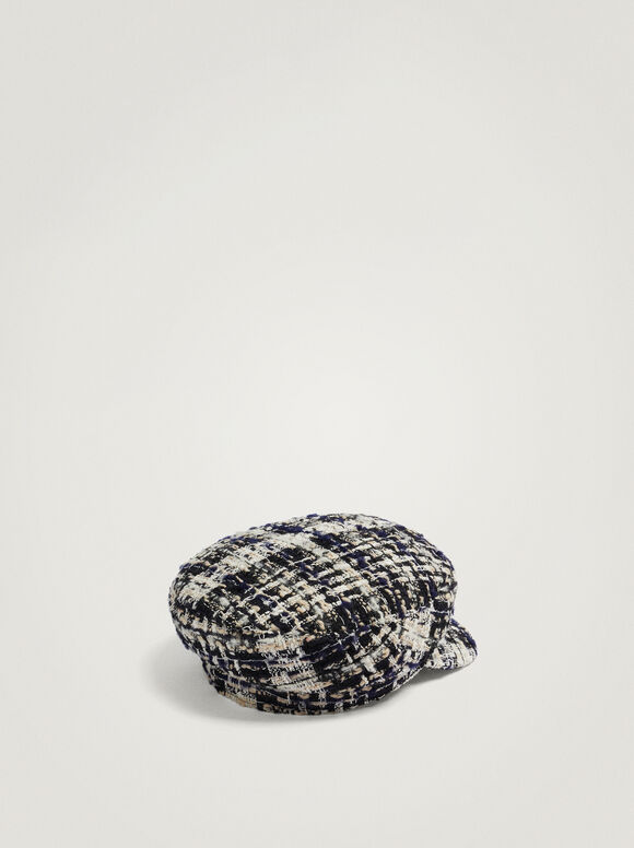 Gorro de marinheiro com efeito tweed - Multicolorido